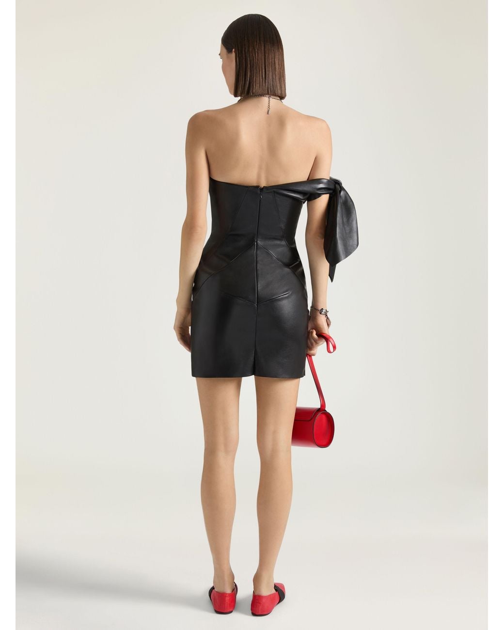 Givenchy Red Mini Bustier Dress