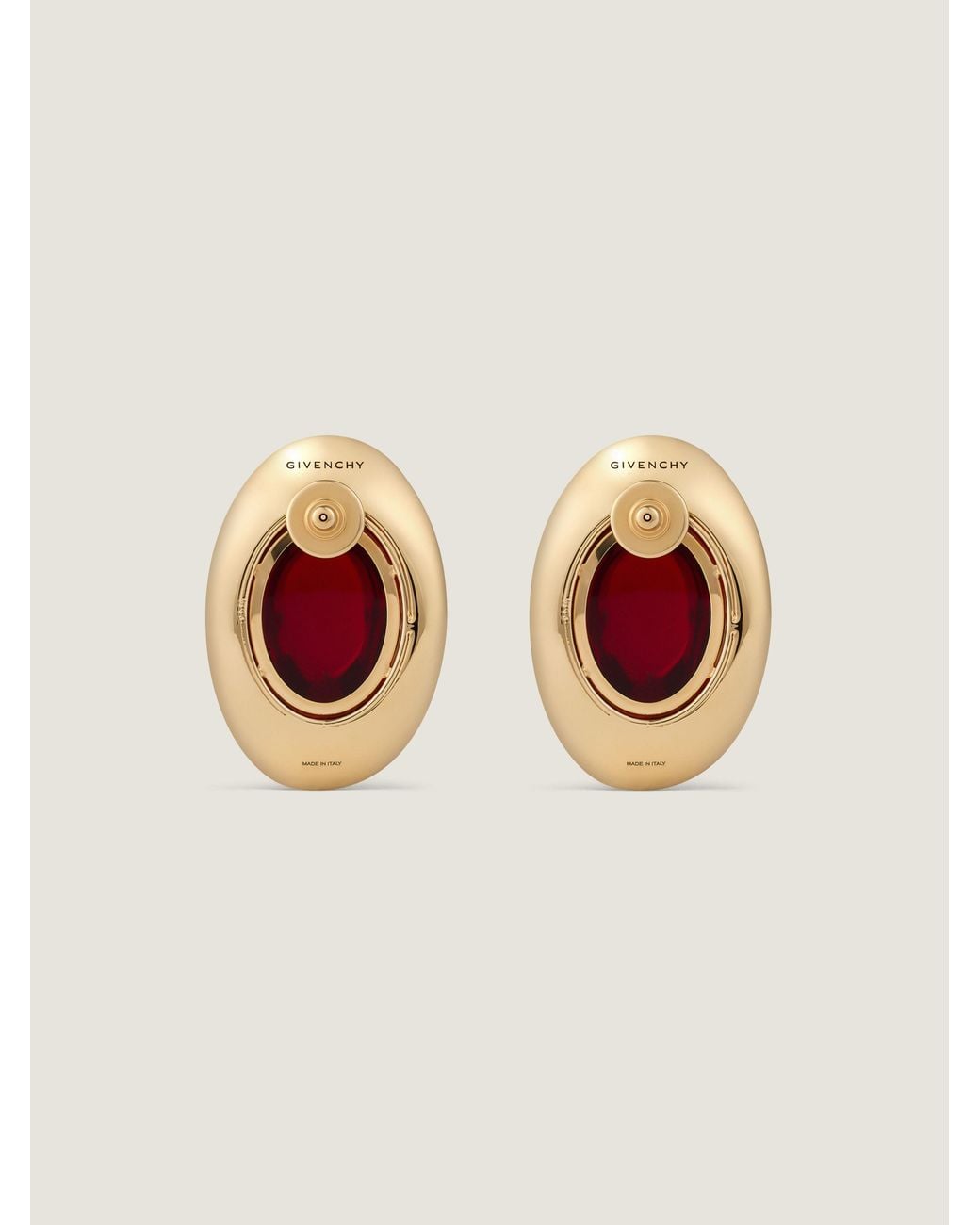 Givenchy Multicolor Sculpted Gem Earrings