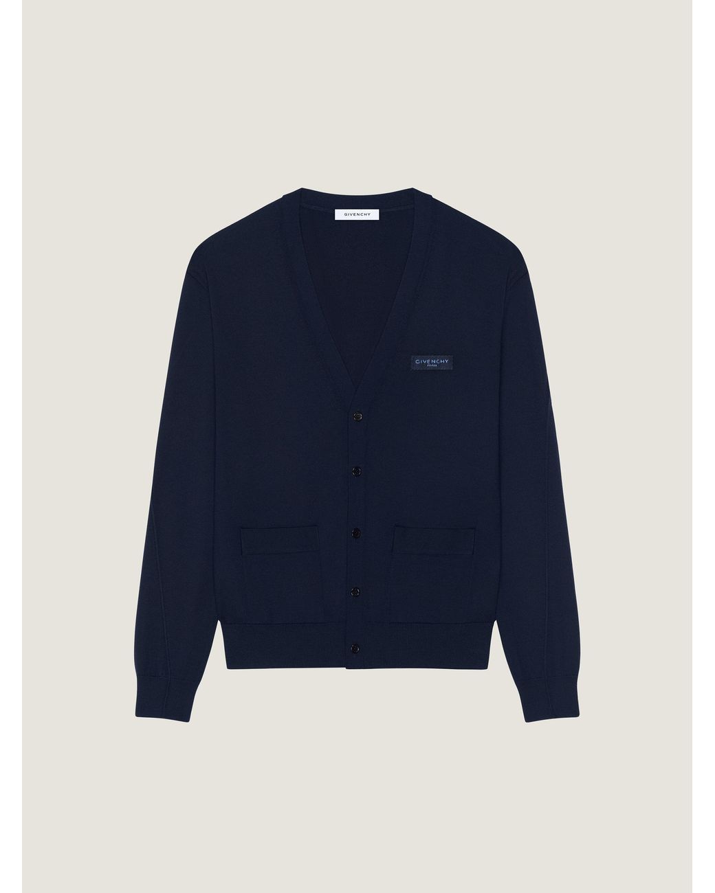 Givenchy Blue Couture Seam Cardigan for men