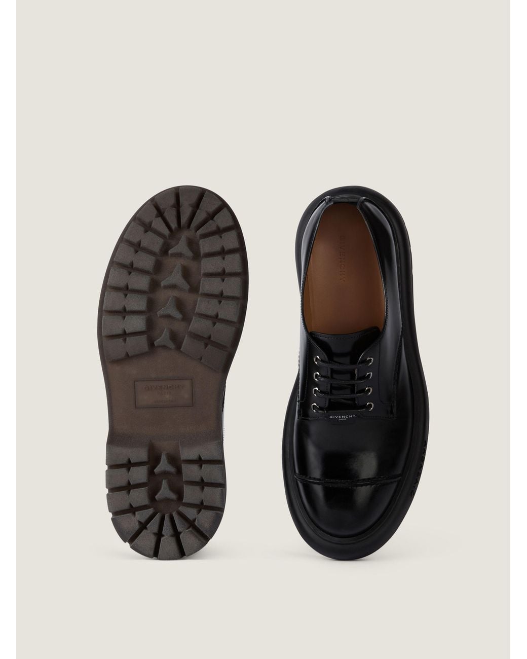 Derbies Cargo en cuir Givenchy pour homme en coloris Black