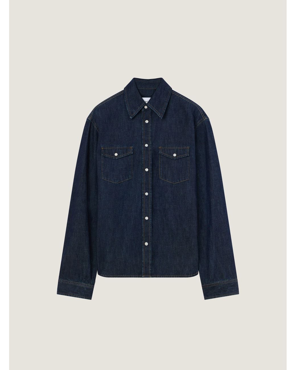 Givenchy Blue Western Shirt for men