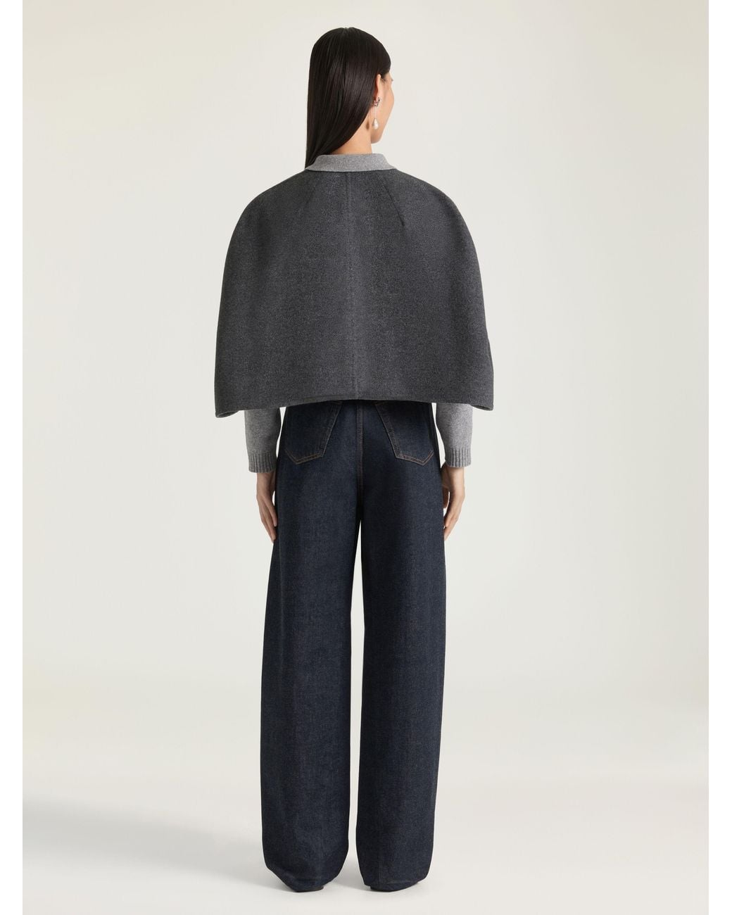 Givenchy Black Cropped Cape