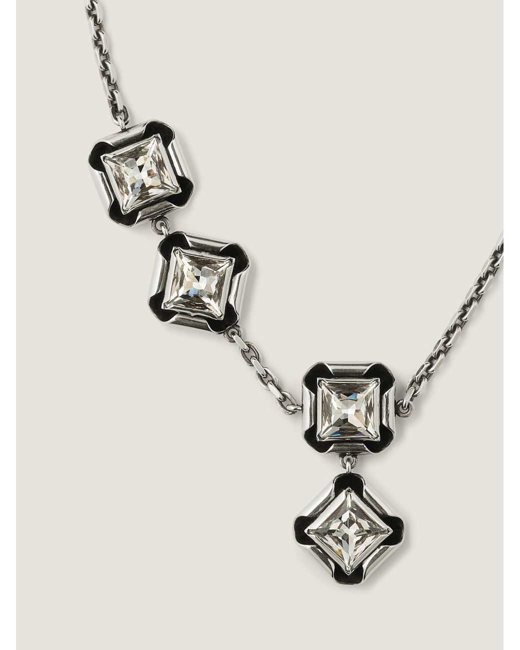 Givenchy Natural Deconstructed Crystals Necklace