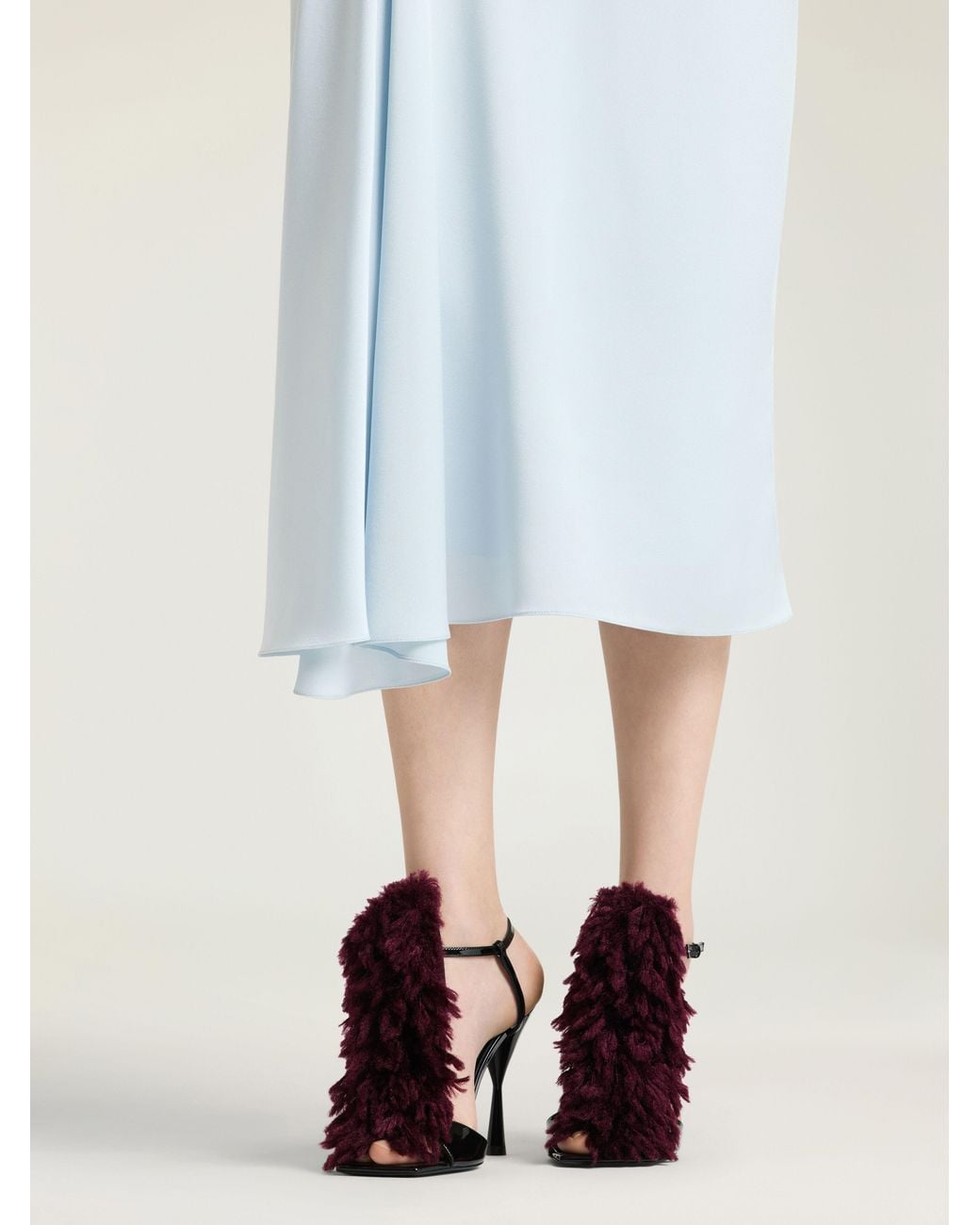 Givenchy Natural Pompom Heeled Sandals