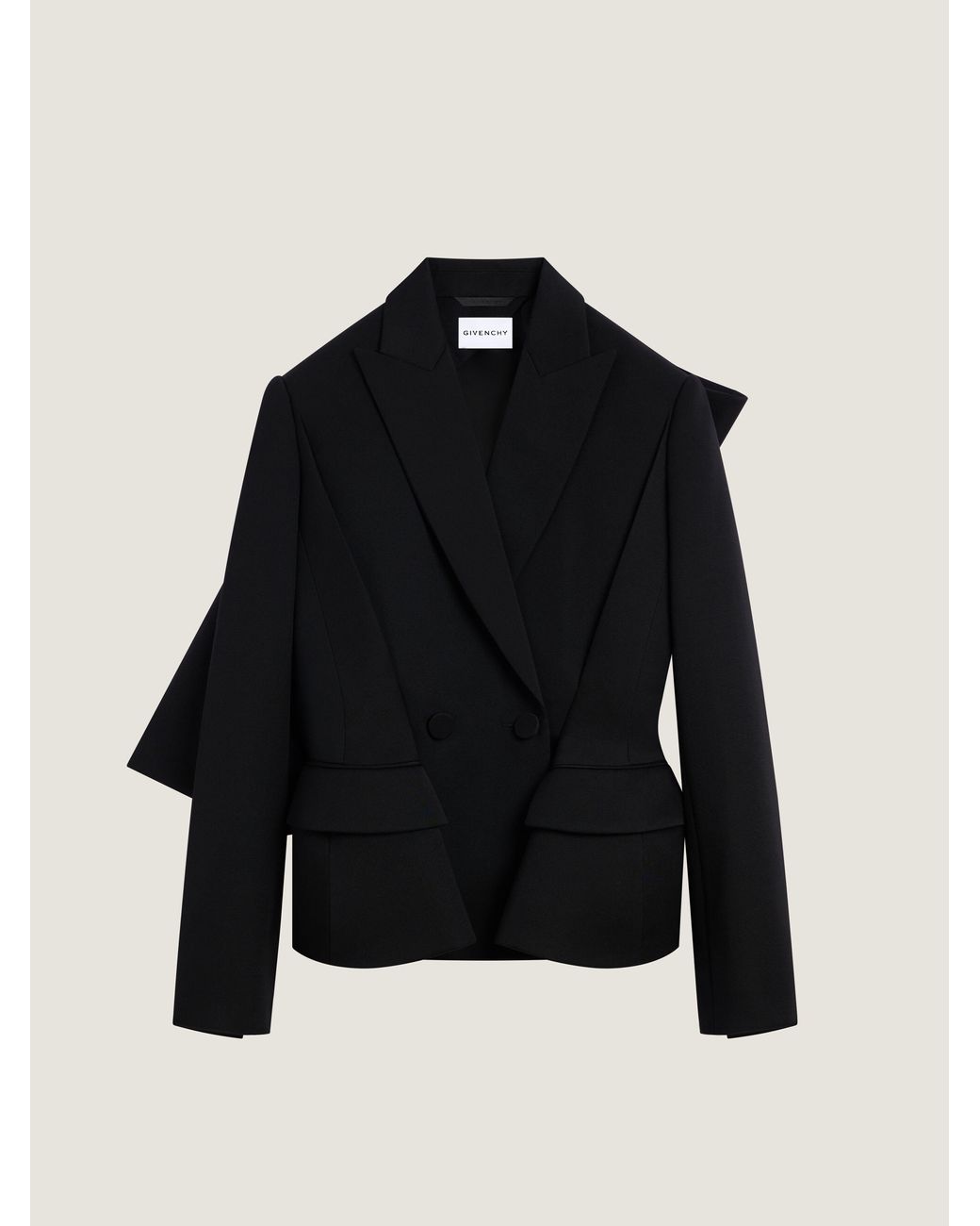 Givenchy Black Slashed Pinch Jacket
