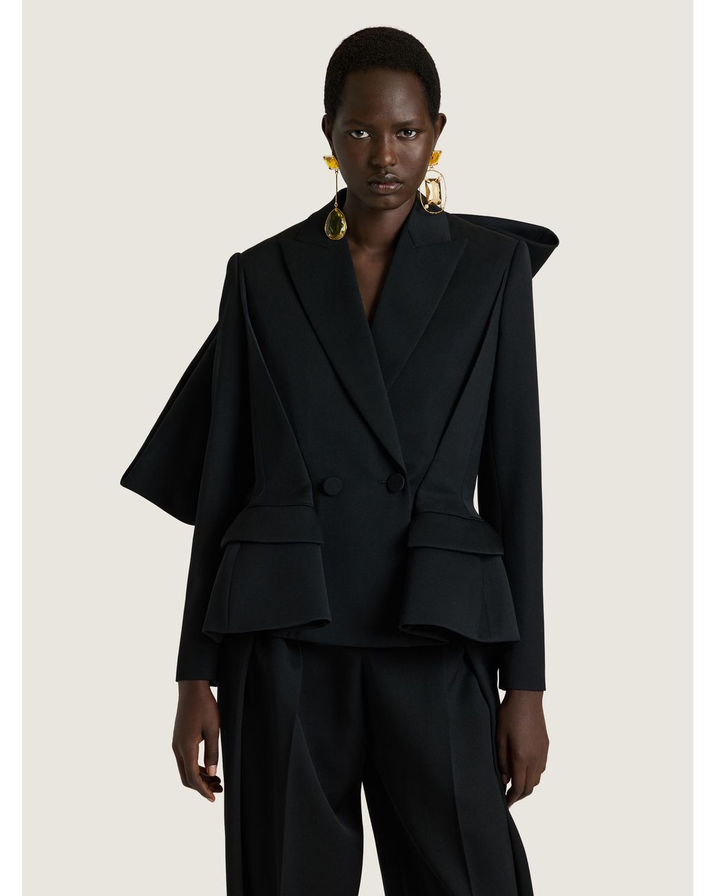 Givenchy Black Slashed Pinch Jacket