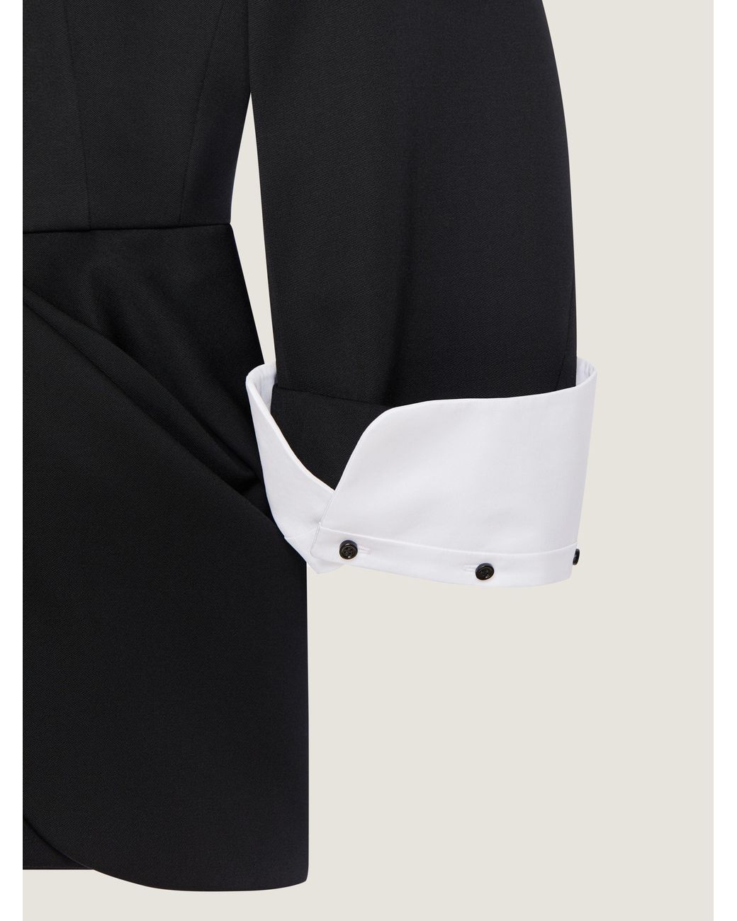 Givenchy Blue Single-Breasted Draped Jacket