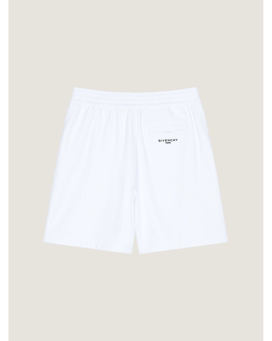 Givenchy White Couture Seam Bermuda Shorts for men