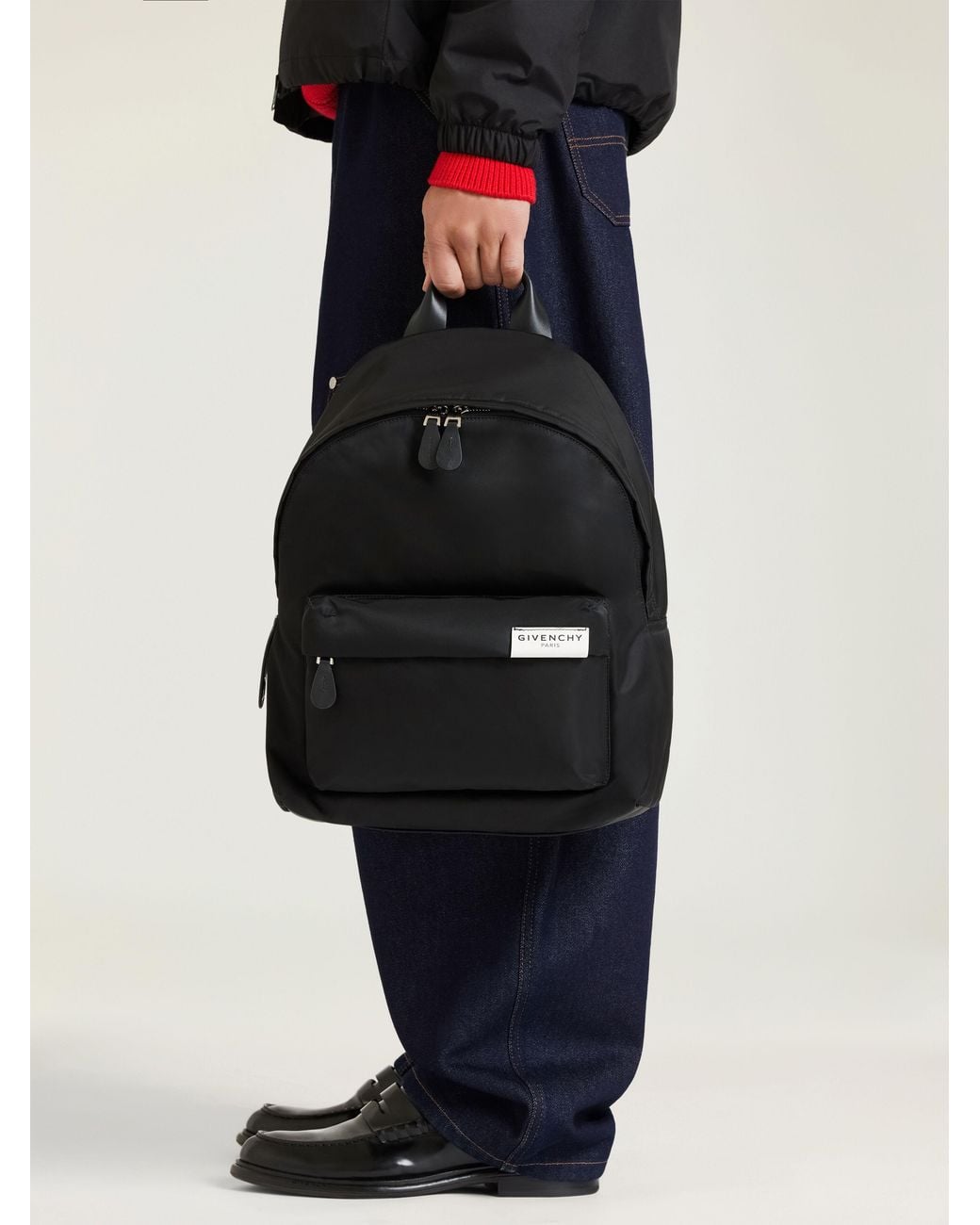 Givenchy Black Cargo Backpack for men