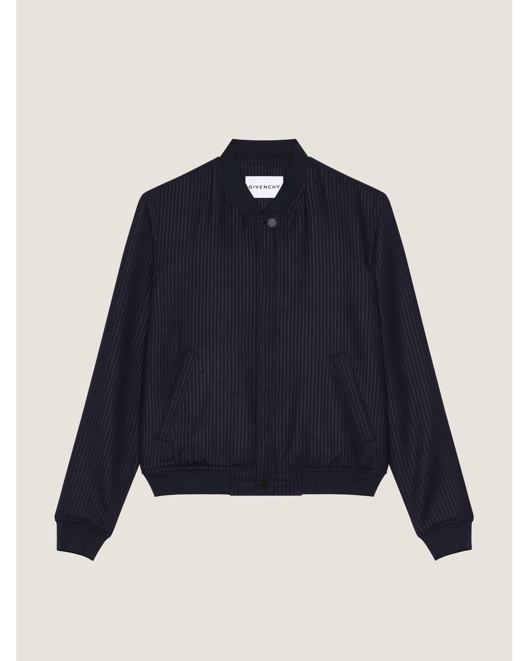 Givenchy Blue Striped Blouson for men