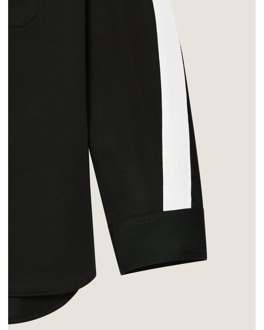 Givenchy Black Couture Seam Overshirt for men