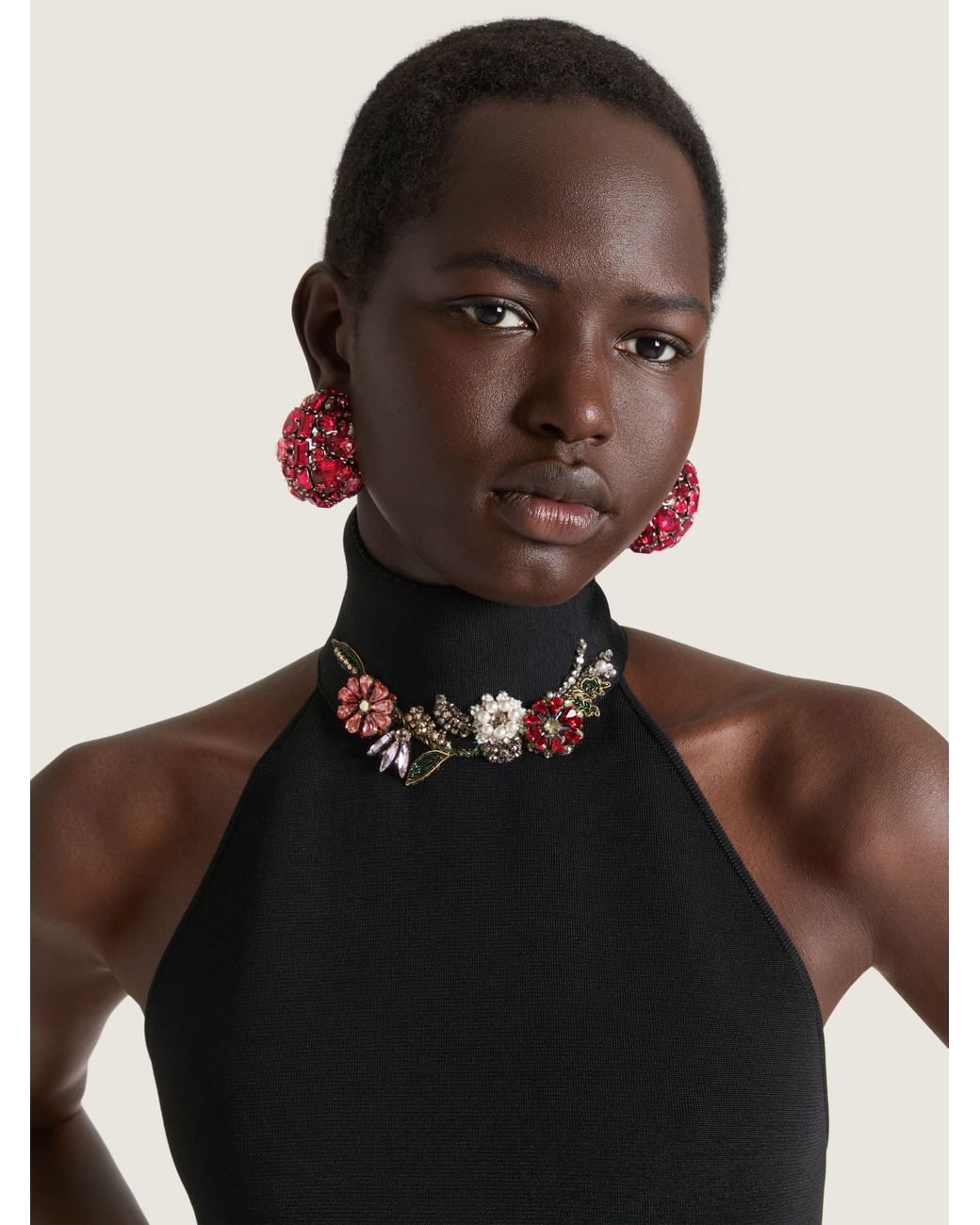 Givenchy Black Halterneck Top