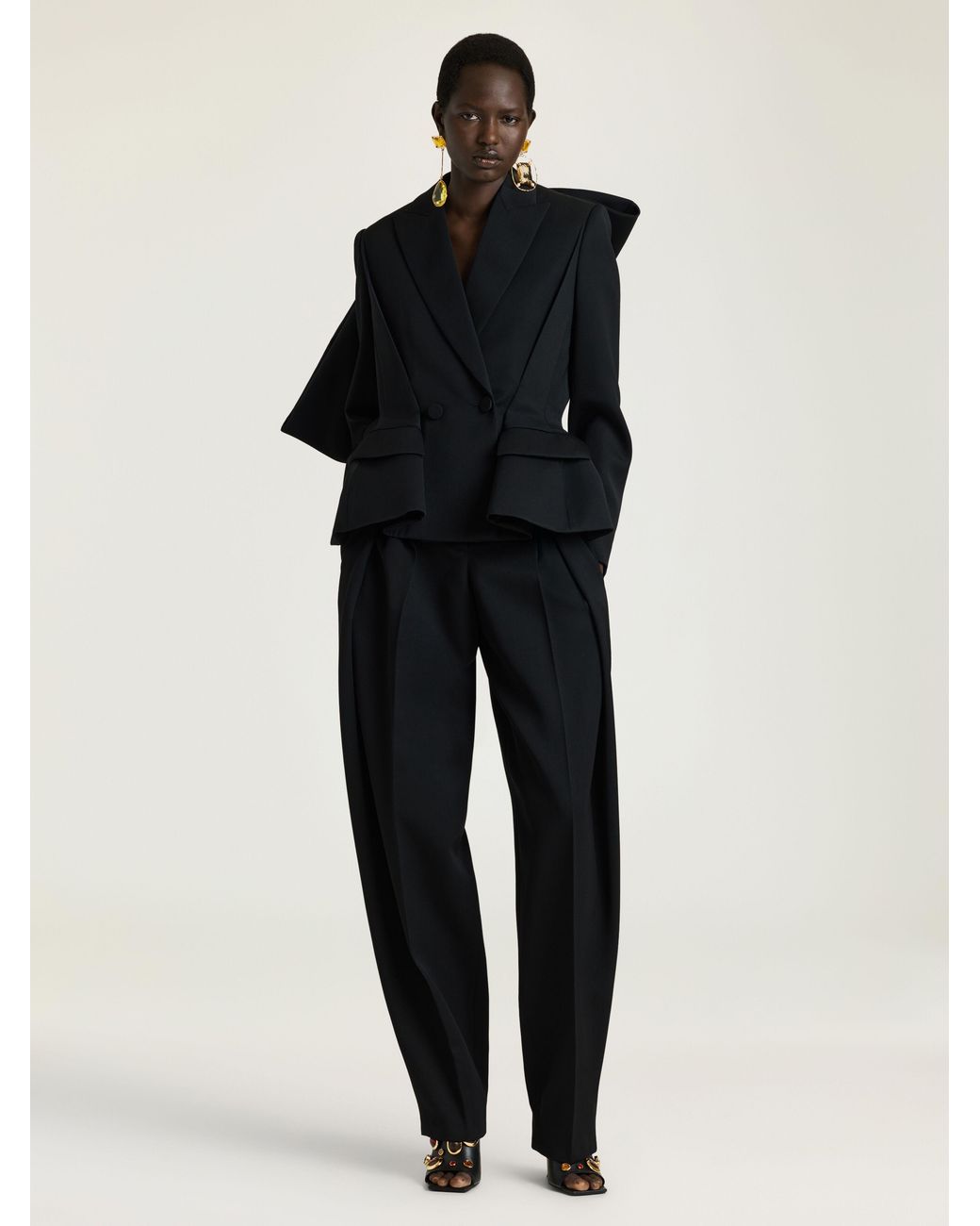 Givenchy Black Slashed Pinch Jacket