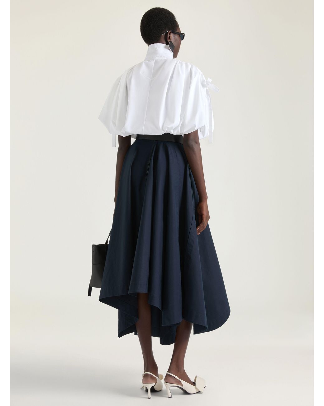 Givenchy White Cropped Shirt