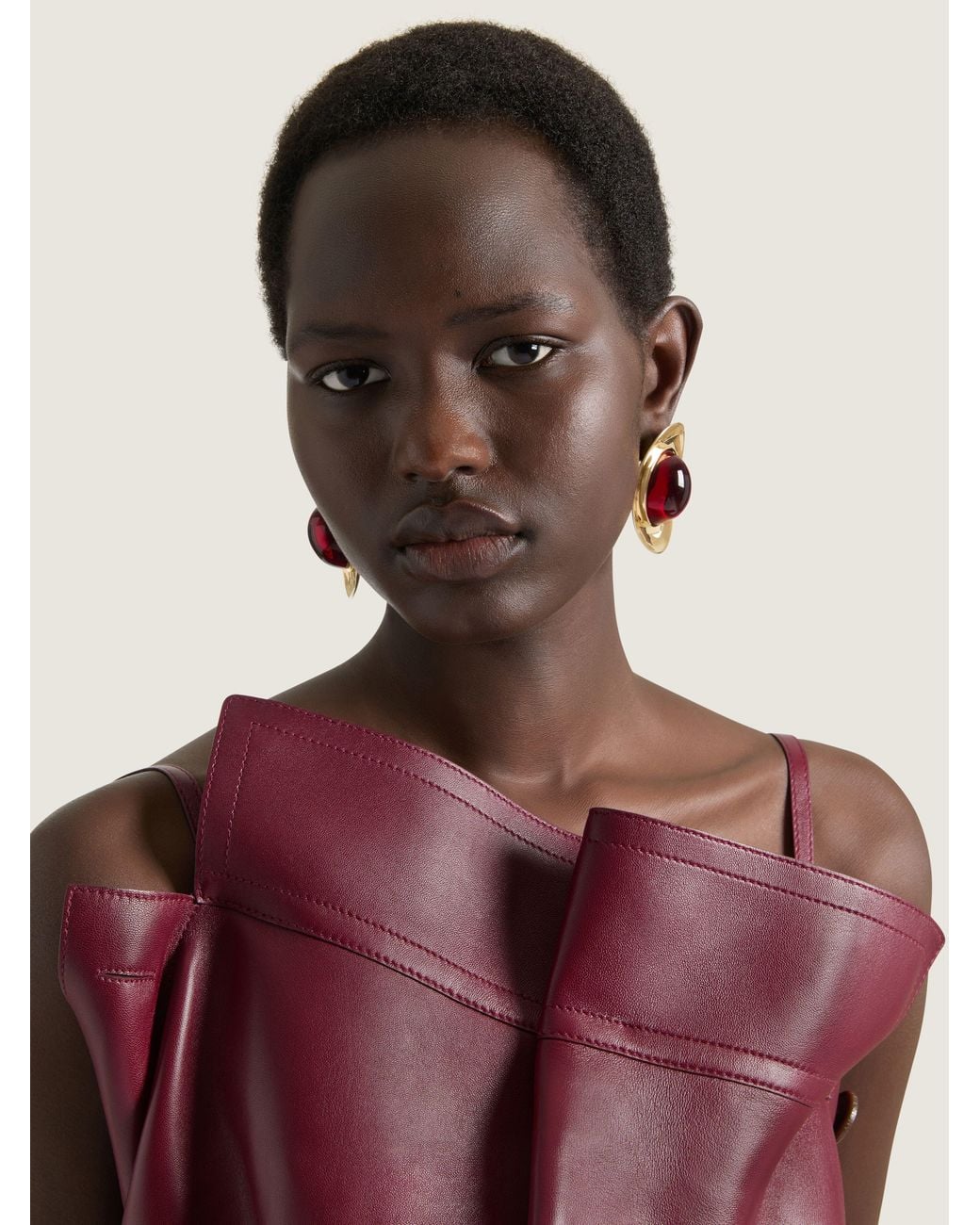 Givenchy Multicolor Sculpted Gem Earrings