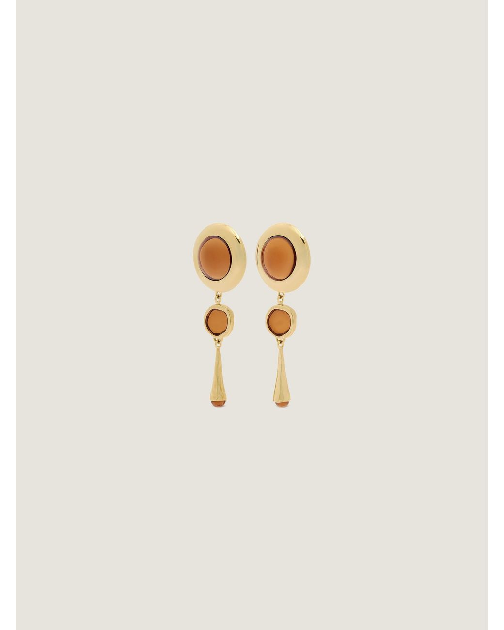 Givenchy Natural Sculpted Gem Earrings