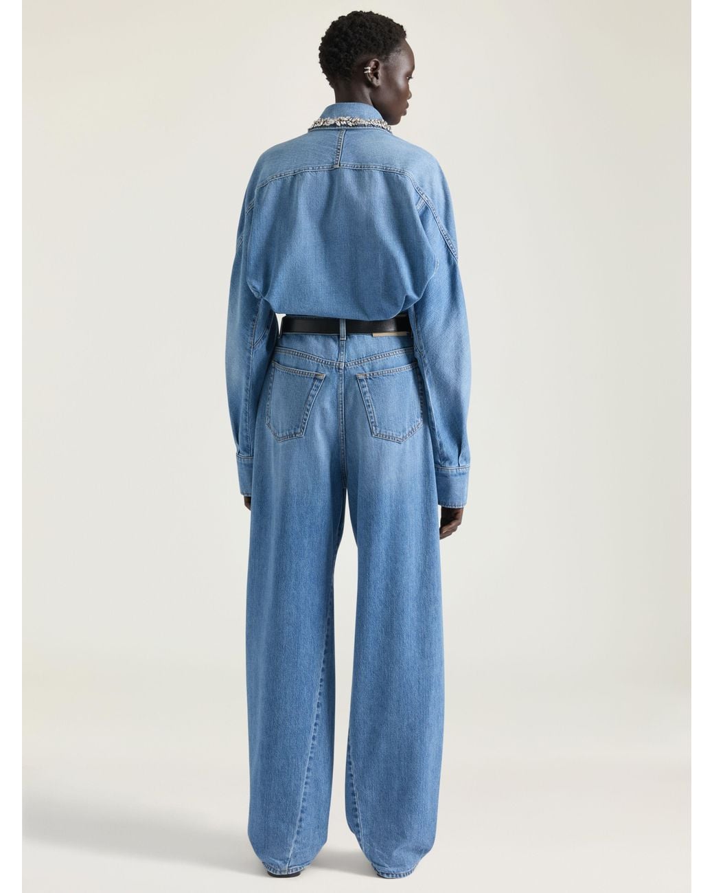 Givenchy Blue Washed Cocoon Jeans