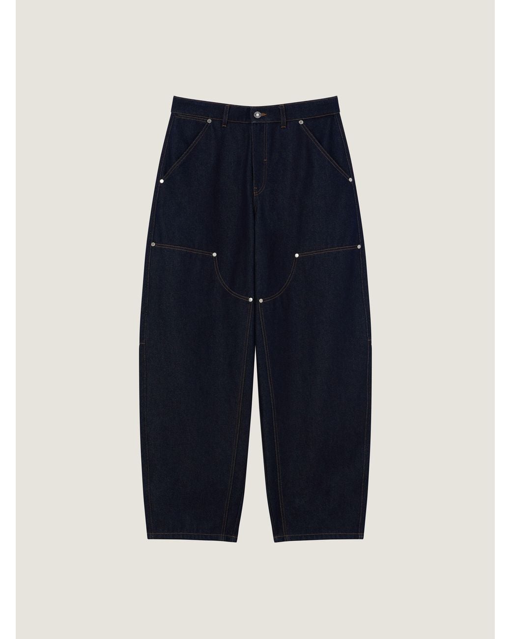 Givenchy Blue Raw Denim Carpenter Pants for men