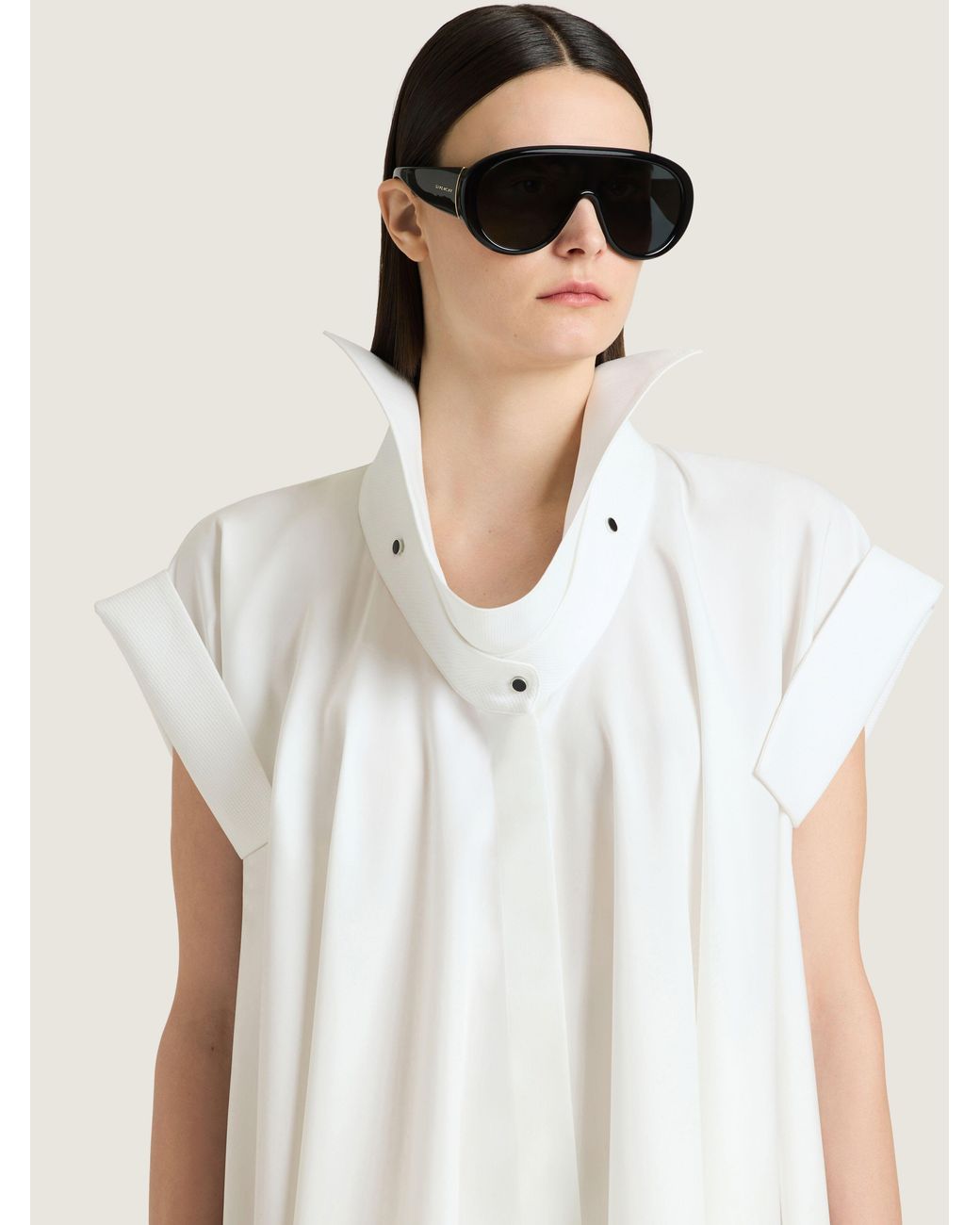 Givenchy White Mini Shirt Dress