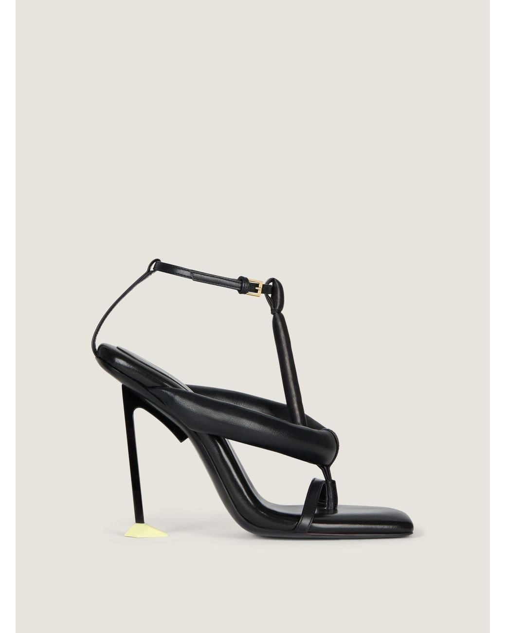 Givenchy Natural Boudoir Bicolor Heeled Thongs