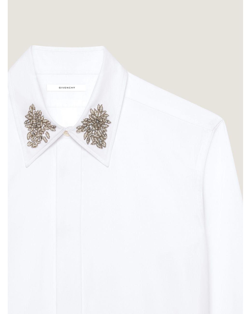 Givenchy White Slim Shirt for men