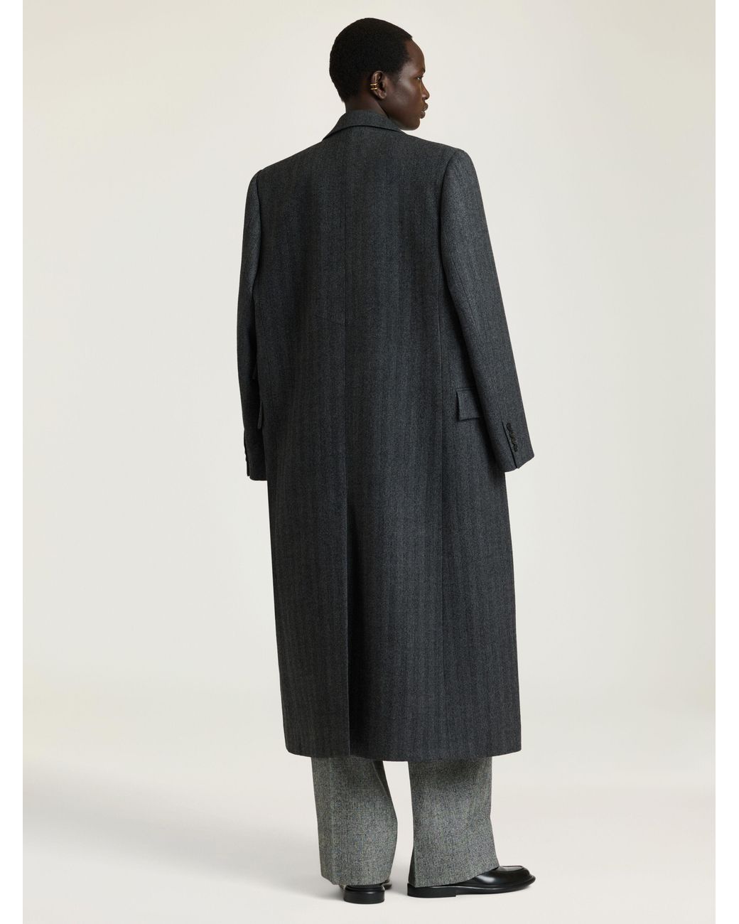 Givenchy Black Long Tailored Coat