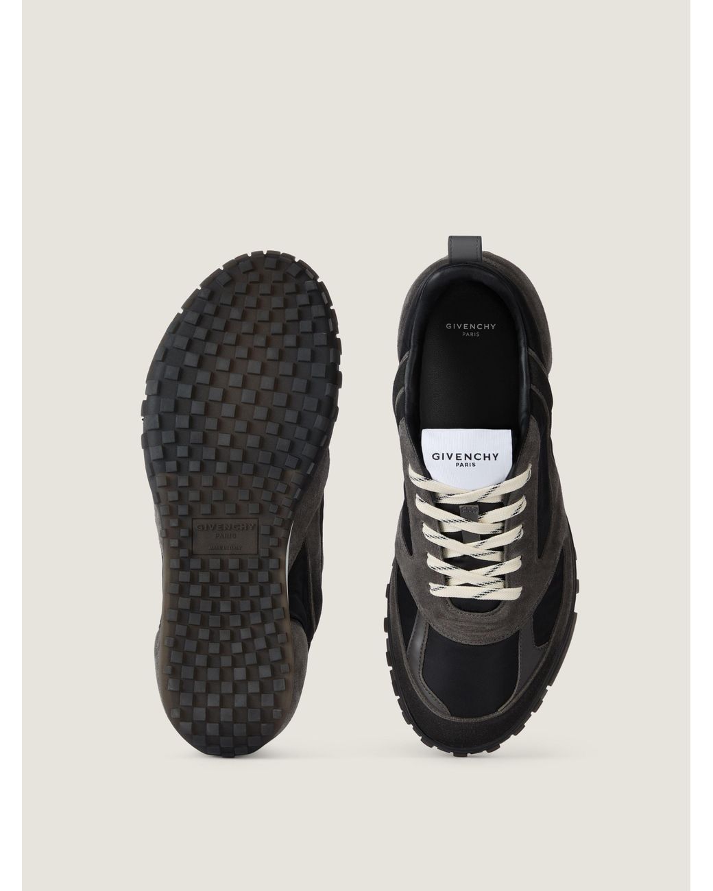 Sneaker Glide in nylon e suede di Givenchy in Black da Uomo