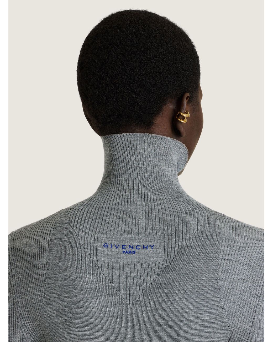 Givenchy Gray Turtleneck Sweater