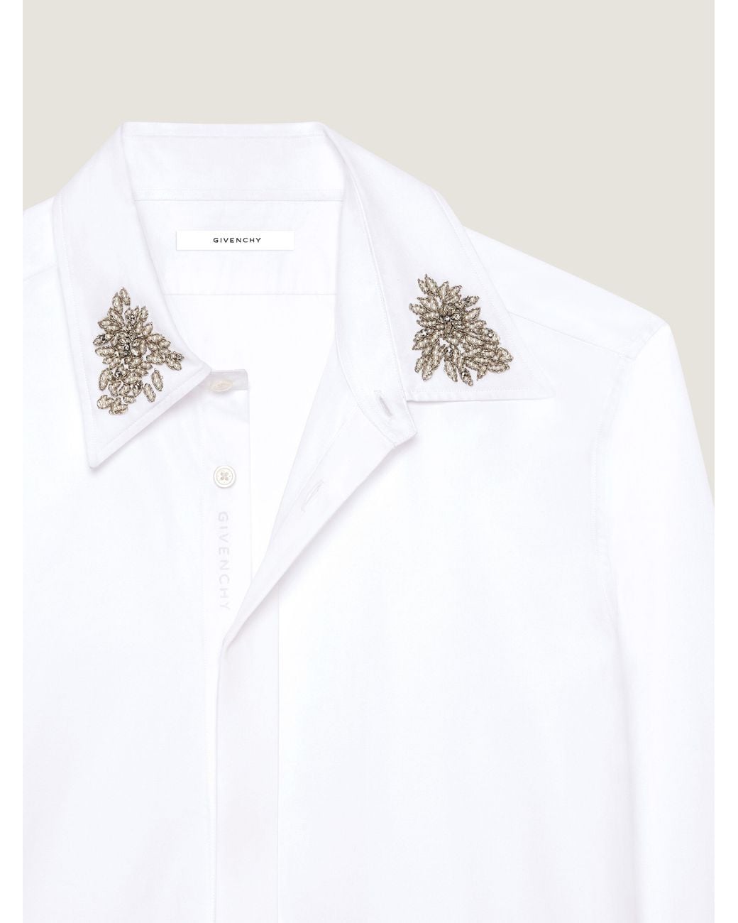 Givenchy White Slim Shirt for men