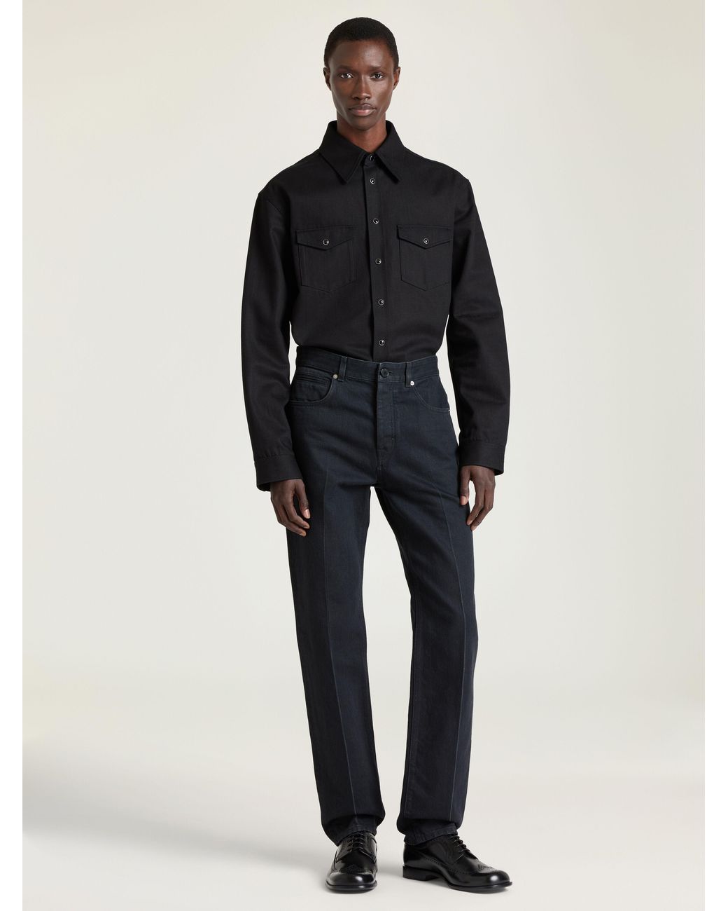 Givenchy Blue Western Shirt for men