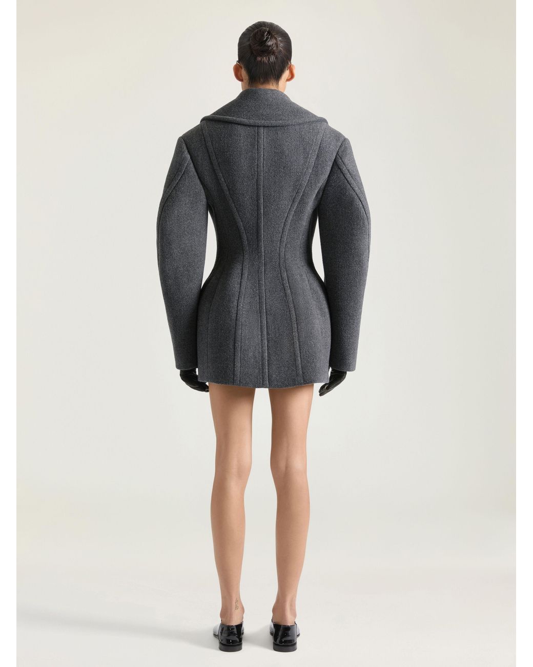 Givenchy Blue Cocoon Peacoat