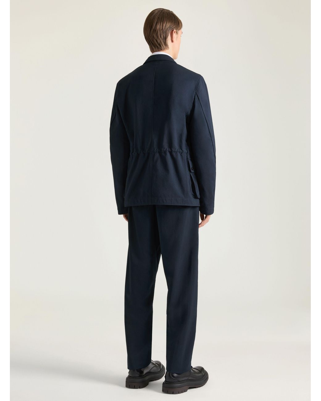 Givenchy Blue Deconstructed Jacket With Paris Embroidery for men