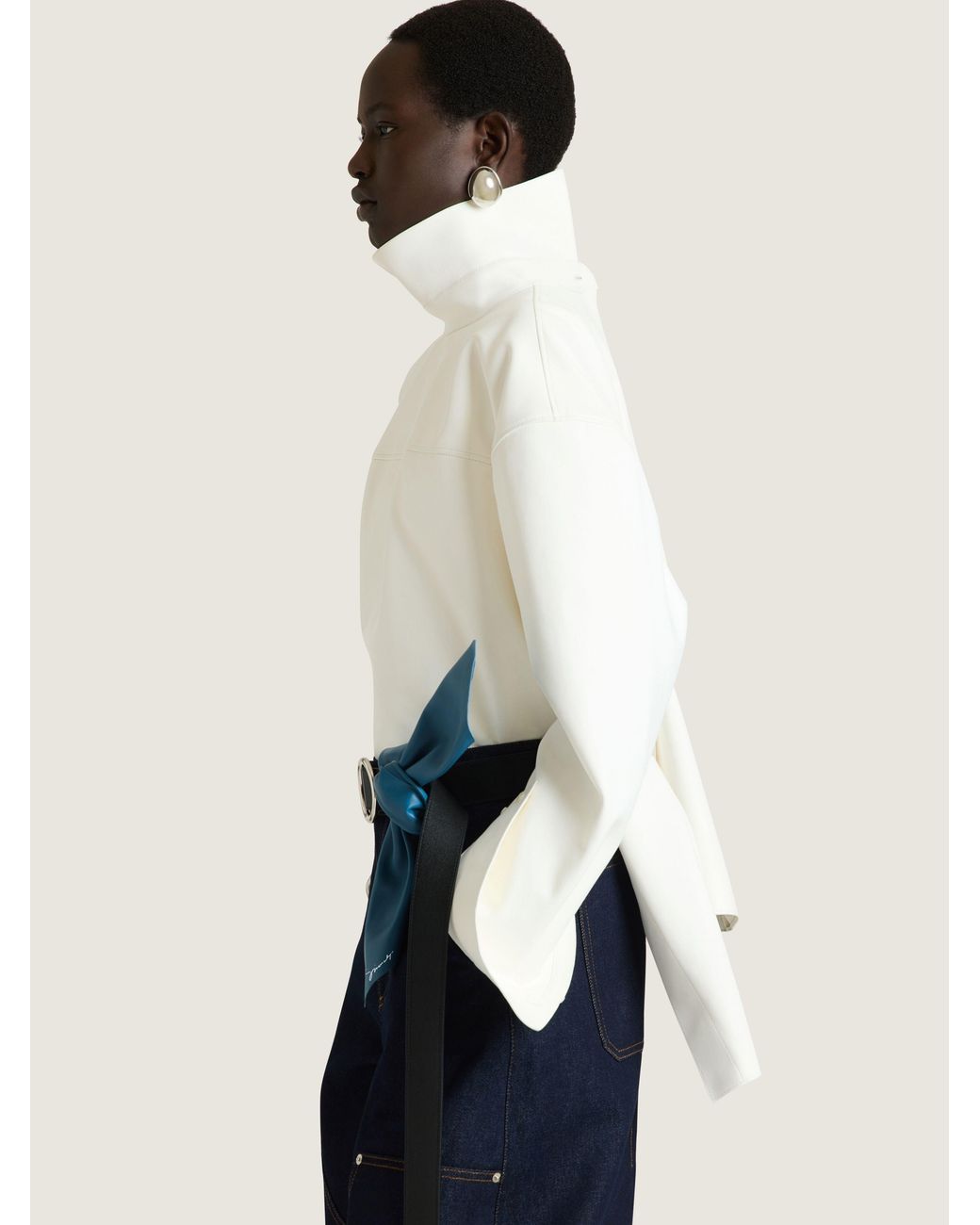 Givenchy Natural Back-To-Front Tie-Up Shirt