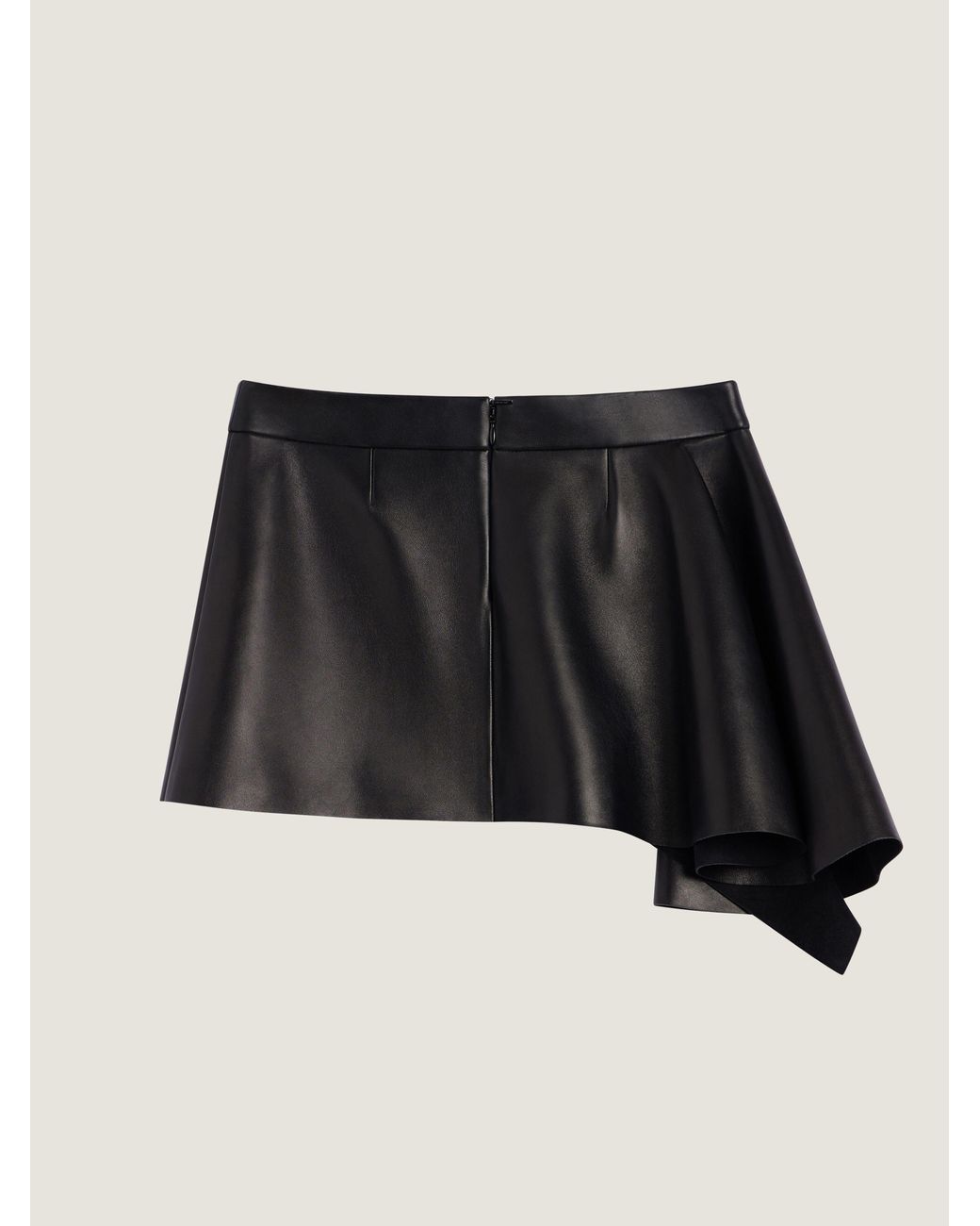 Givenchy Black Slashed Mini Skirt