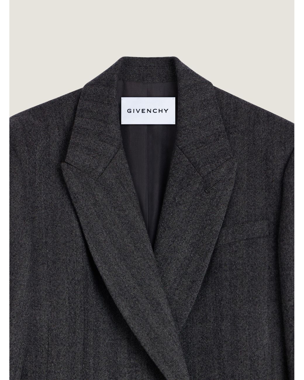 Givenchy Black Long Tailored Coat