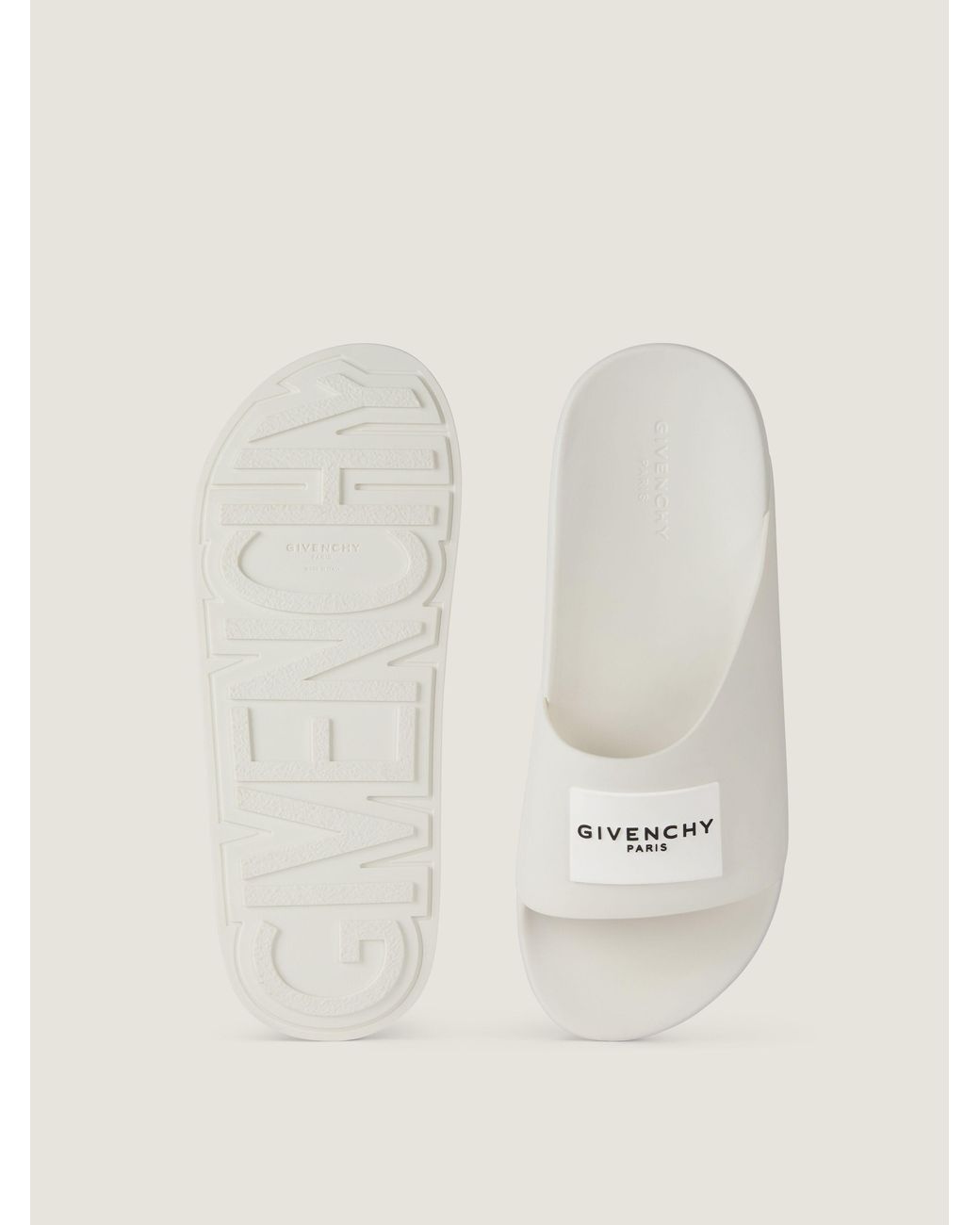 Givenchy Natural Label Slide Mules for men