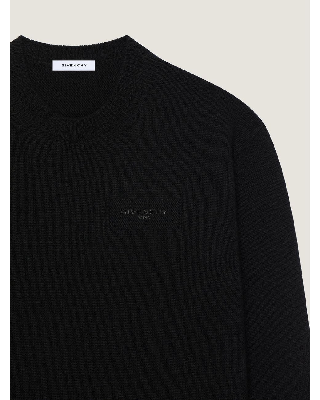 Givenchy Red Couture Seam Sweater for men