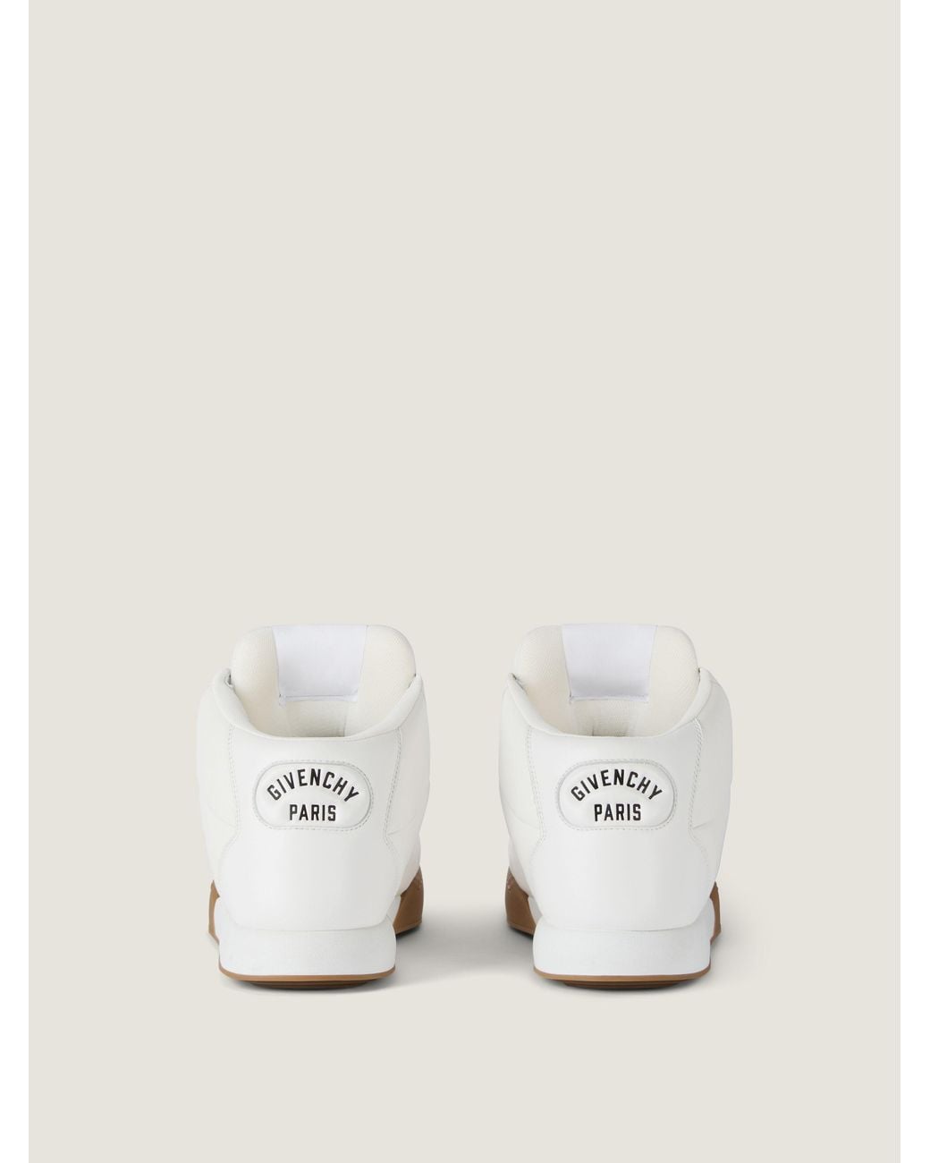 Givenchy White Puffy Yard Mid-Top Sneakers for men