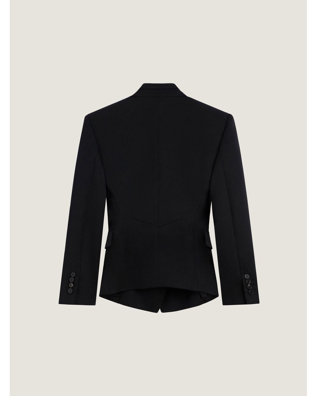 Givenchy Blue Reverse Lapel Jacket