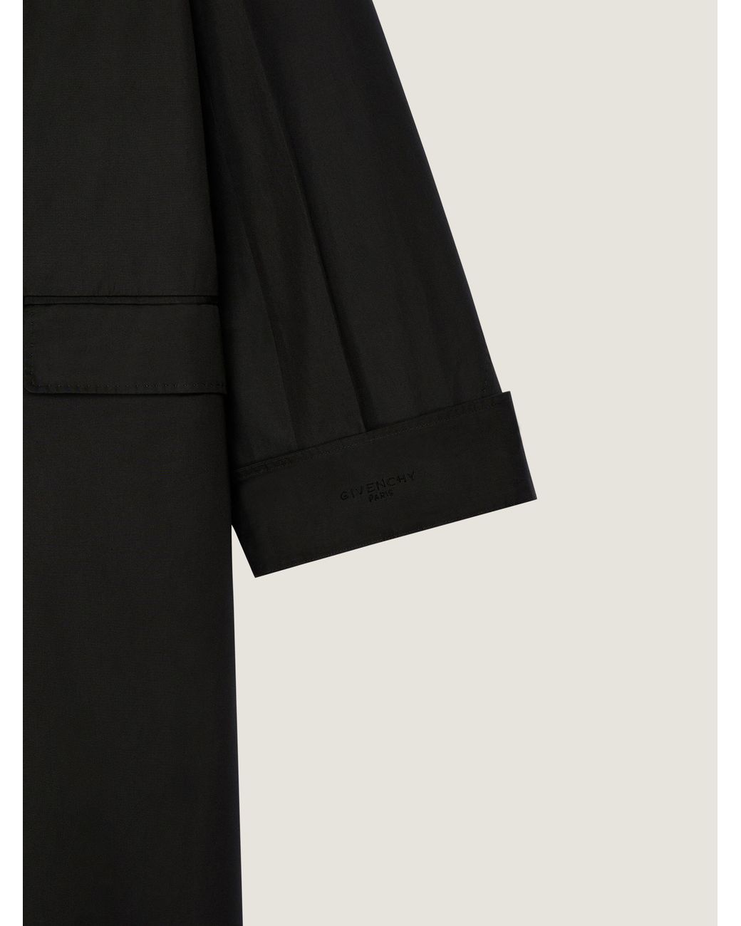 Givenchy Black Couture Seam Double-Breasted Coat for men