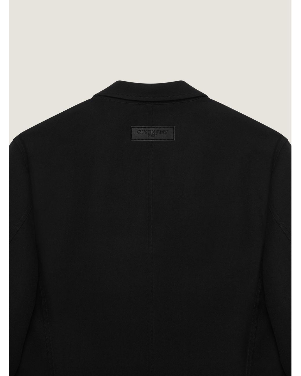 Givenchy Black Single-Breasted Deconstructed Jacket for men