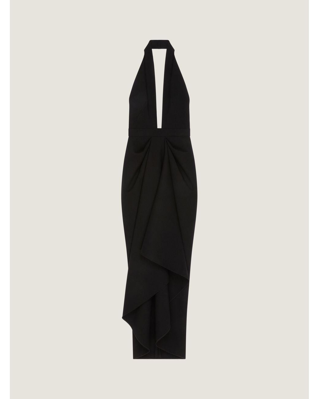 Givenchy Black Draped Dress