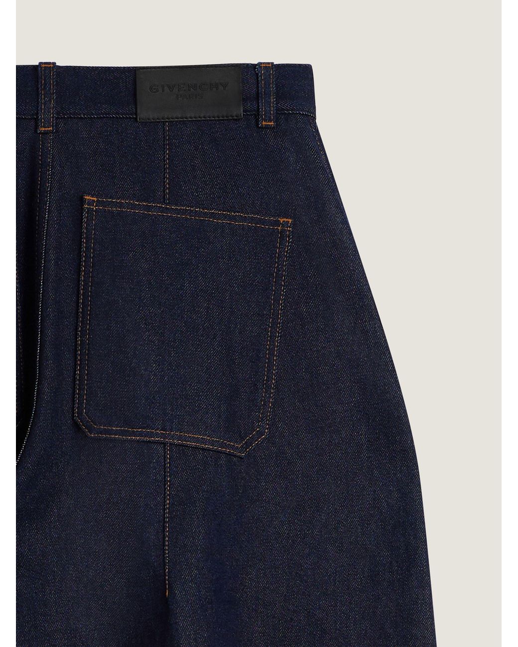 Jean Ballon brut Givenchy en coloris Blue