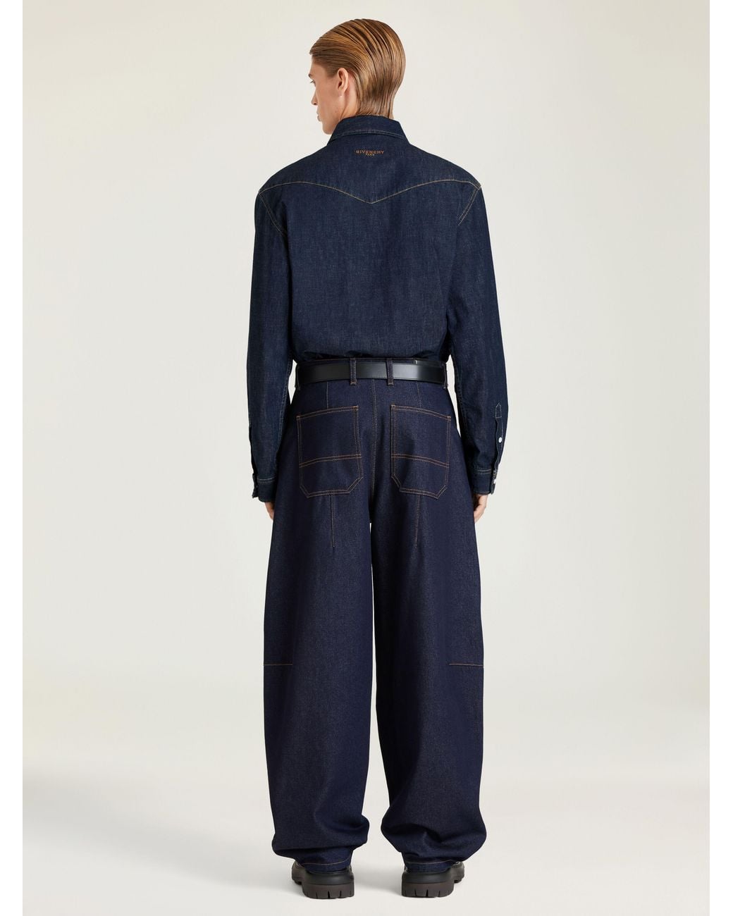 Givenchy Blue Western Shirt for men