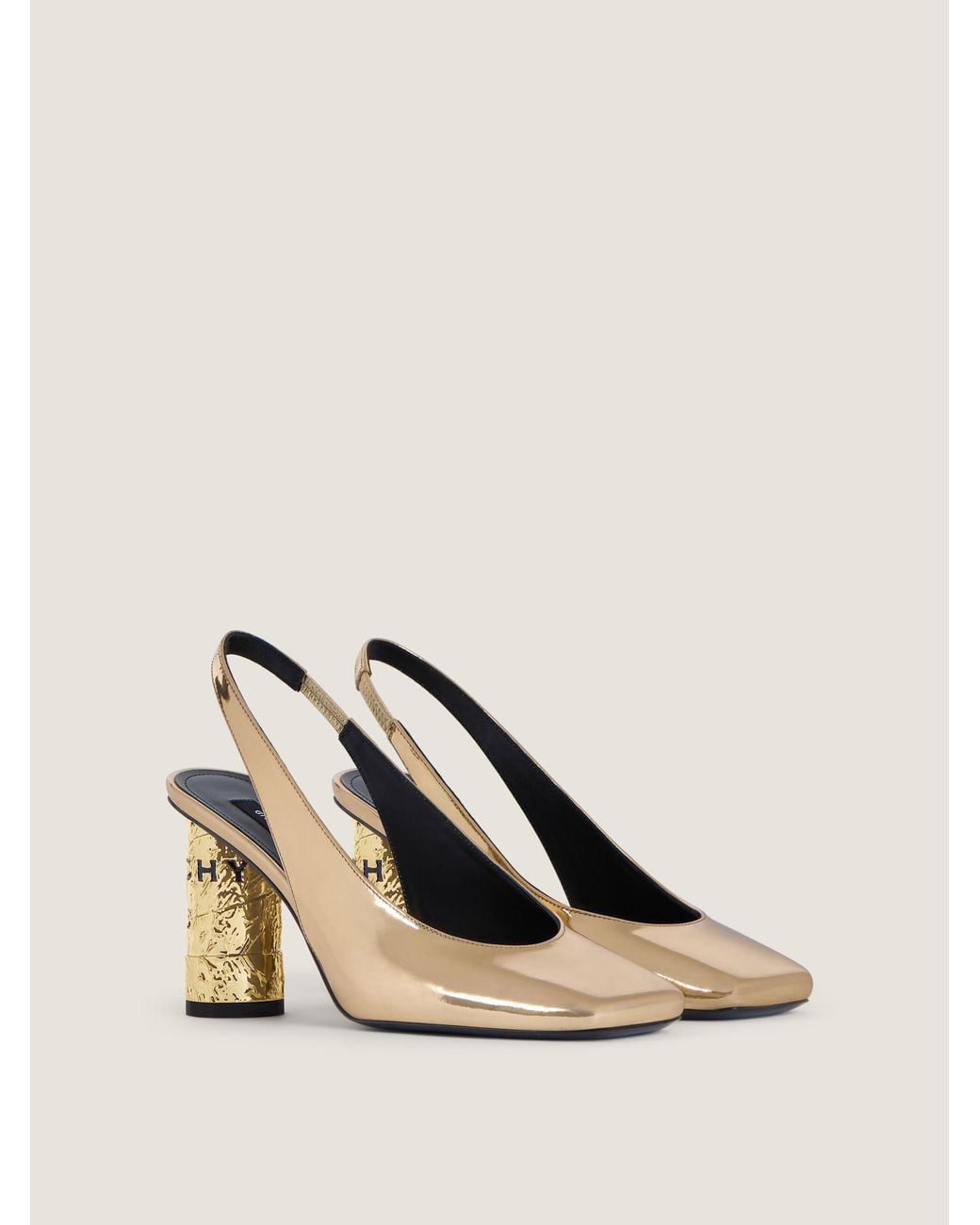 Givenchy Natural Tape Slingbacks