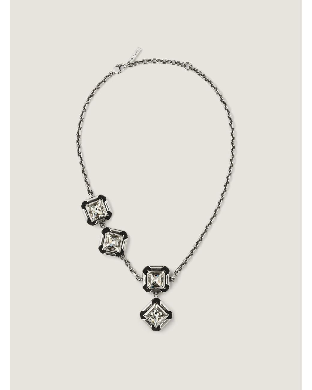 Givenchy Natural Deconstructed Crystals Necklace