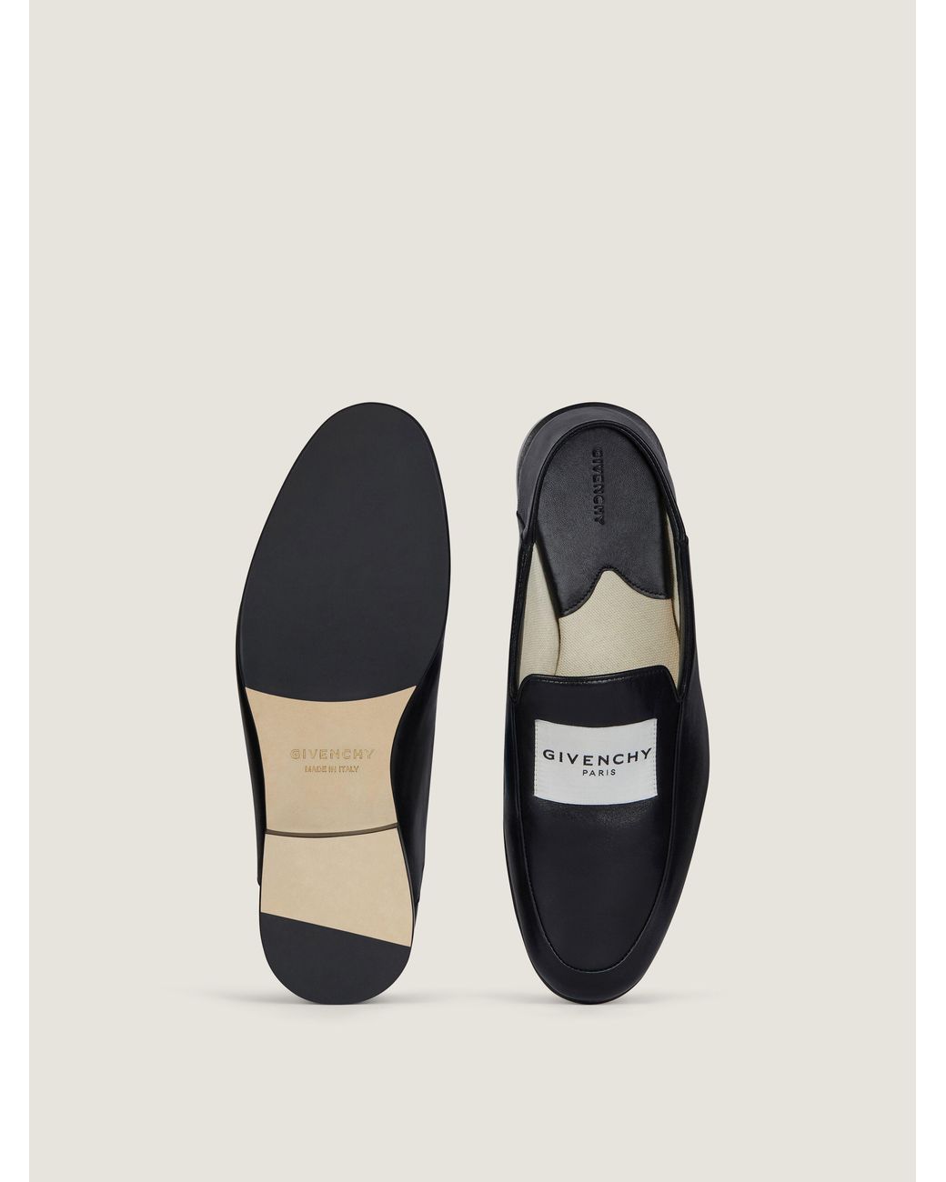 Givenchy White Label Loafers