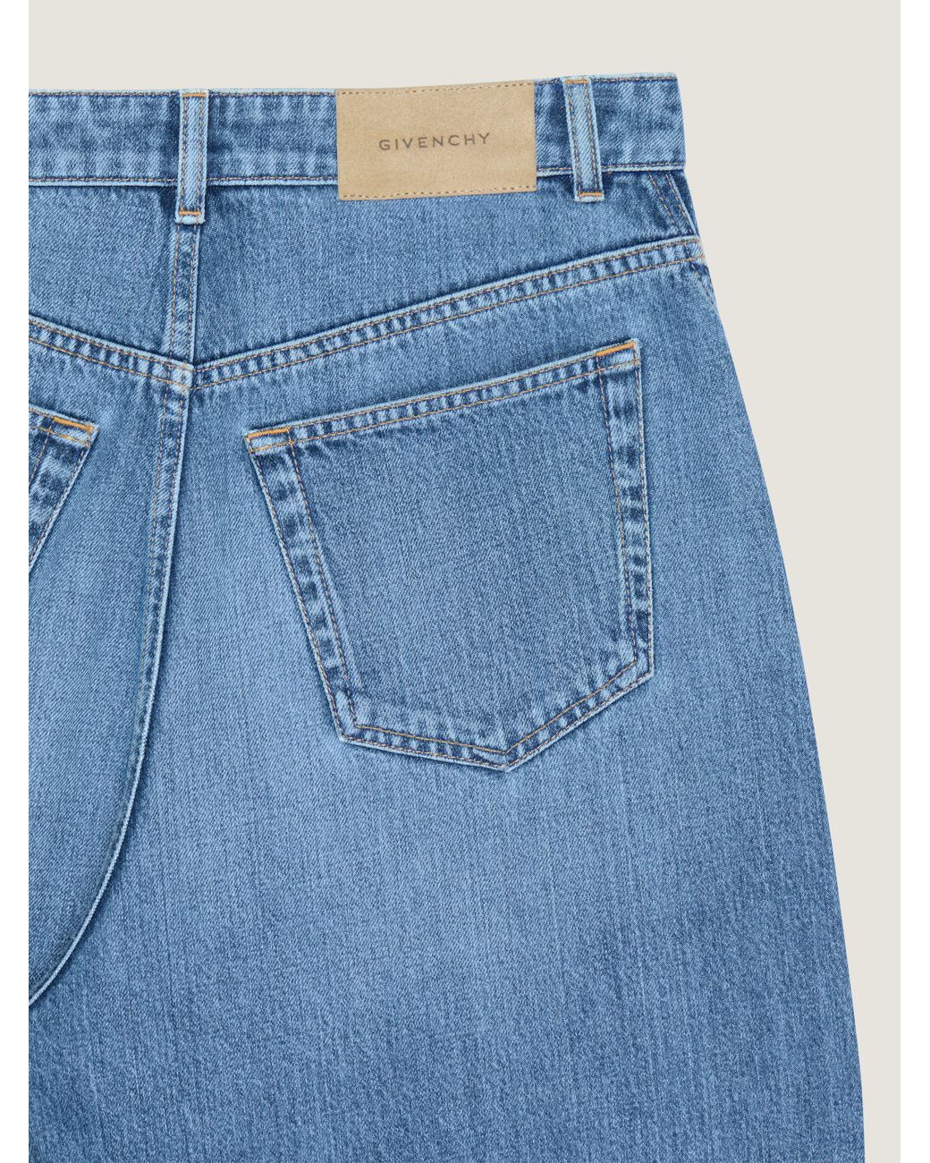 Givenchy Blue Washed Cocoon Jeans