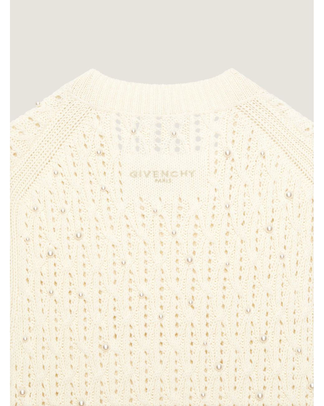Givenchy Natural Sleeveless Sweater for men