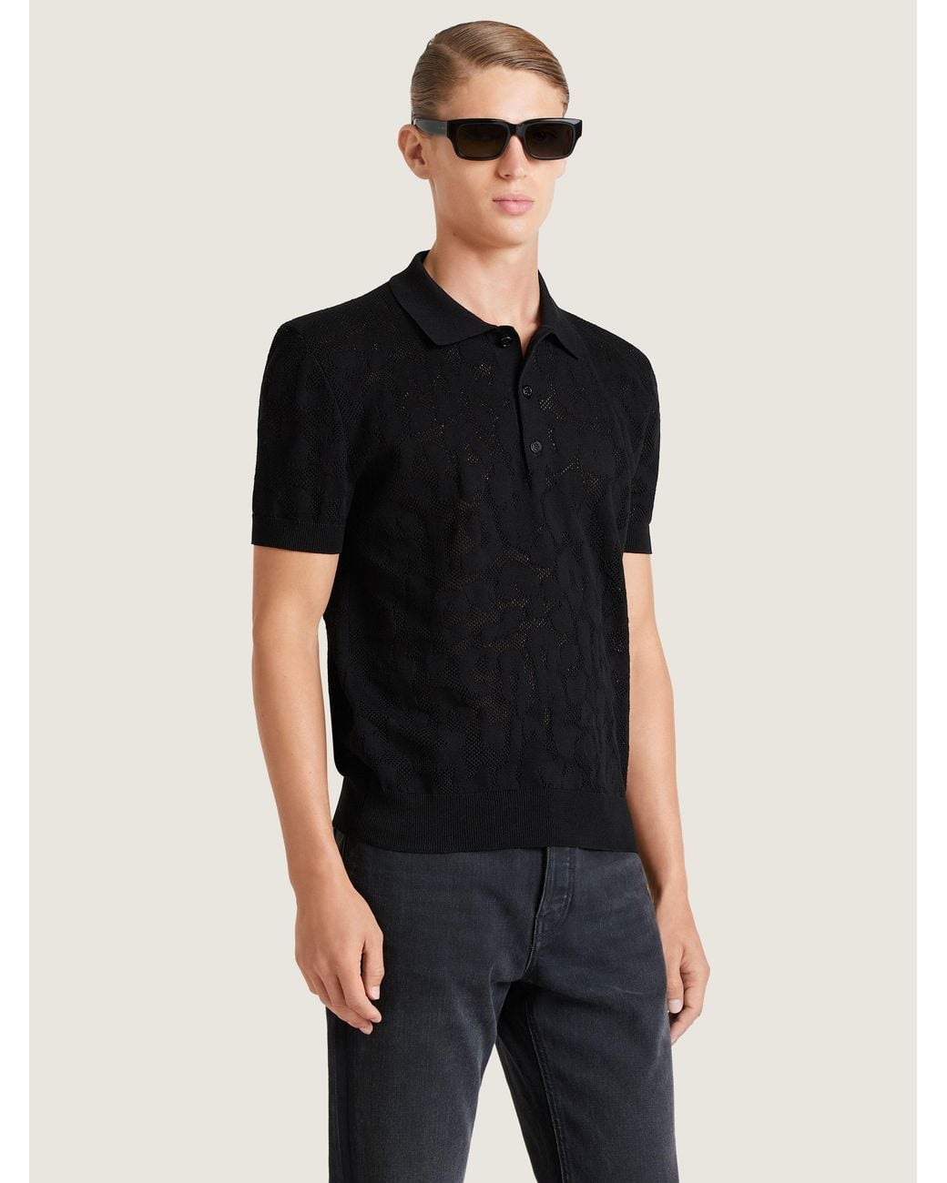 Givenchy Black Polo for men